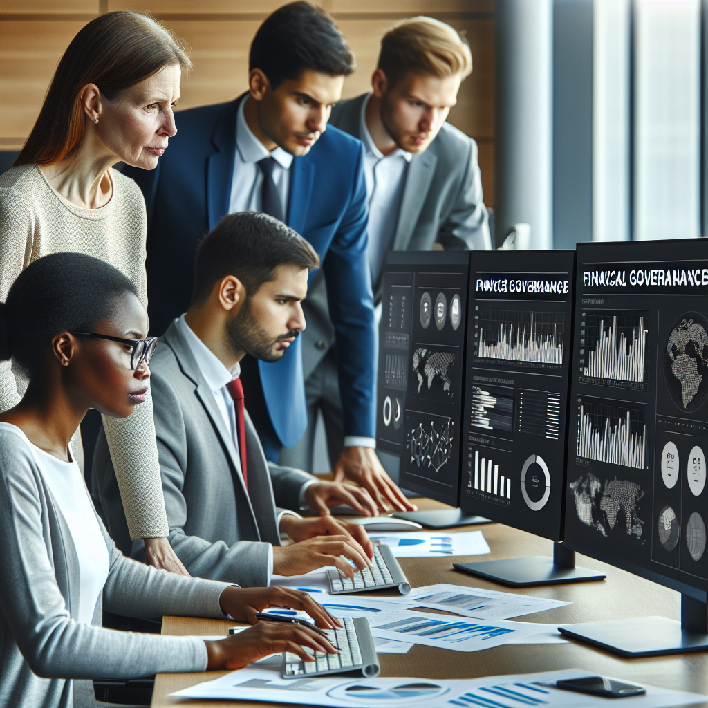 Financial governance specialists compiling structured reports and dashboards for stakeholders to monitor Ghanaian business performance.